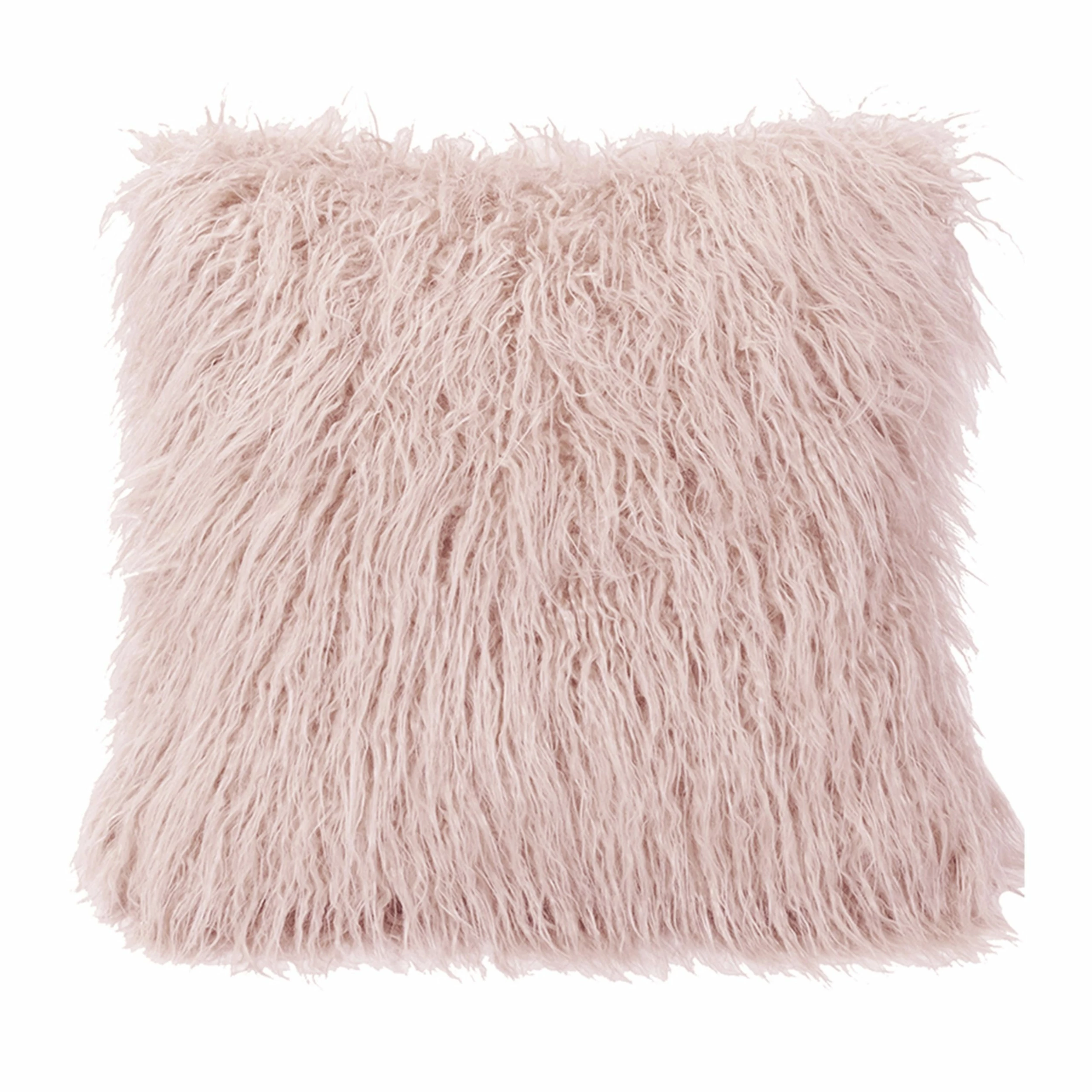 Deals ๐ HiEnd Accents Mongolian Faux Fur Euro Sham, 27"x27" Blush โ 8 Deals ๐ HiEnd Accents Mongolian Faux Fur Euro Sham, 27"x27" Blush โ - Image 6