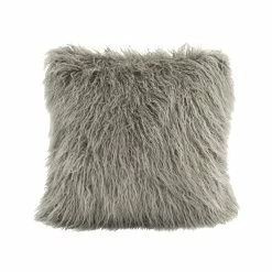 Best Sale 🥰 HiEnd Accents Mongolian Faux Fur Throw Pillow, 18"x18" White ⭐ -HiEnd Accents shop HiEnd Accents Mongolian Faux Fur Throw Pillow2C 1822x1822 5