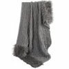 Best reviews of ✔️ HiEnd Accents Nordic Cable Knit Throw With Faux Mongolian Fur Trim, 50x80 Grey 🤩 -HiEnd Accents shop HiEnd Accents Nordic Cable Knit Throw with Faux Mongolian Fur Trim 50x80 Grey 275e800e b0a3 4776 b478 429931d8c943