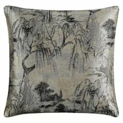 Flash Sale 🔥 HiEnd Accents Pastoral Jacquard Euro Sham, 27"x27" Champagne 👍