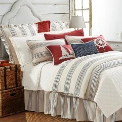 Best deal 🤩 HiEnd Accents Prescott Comforter Set, 3PC Navy 🌟