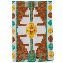 Budget ⭐ HiEnd Accents Pueblo Printed Tea Towel 28"x28", 5 Piece Set 🔥