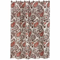 Budget 👍 HiEnd Accents Rebecca Shower Curtain, 72x72 🛒