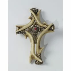 Budget 🛒 HiEnd Accents Red Antler Cross 🤩