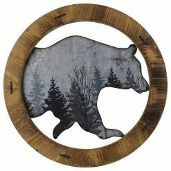 Best Sale 🔥 HiEnd Accents Round Bear Wall Décor 😀