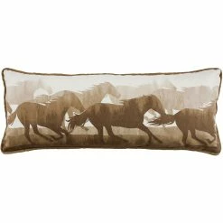 Budget 👏 HiEnd Accents Running Horse Western Body Pillow, 14x36 🧨