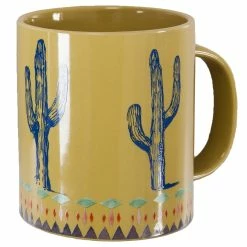 Best reviews of 👏 HiEnd Accents Rustic Cactus Border 4 Piece Mug Set 💯