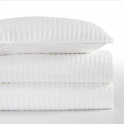 Top 10 🎉 HiEnd Accents Satin Channel Quilt Set, 3PC White 🔔 -HiEnd Accents shop HiEnd Accents Satin Channel Quilt Set2C 3PC 6