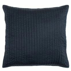 Deals 🤩 HiEnd Accents Satin Channel Quilted Euro Sham, 27"x27" White 🛒 -HiEnd Accents shop HiEnd Accents Satin Channel Quilted Euro Sham2C 2722x2722 5