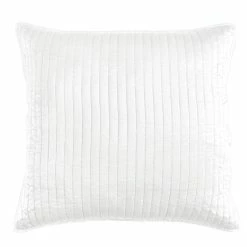 Deals 🤩 HiEnd Accents Satin Channel Quilted Euro Sham, 27"x27" White 🛒 -HiEnd Accents shop HiEnd Accents Satin Channel Quilted Euro Sham2C 2722x2722 6