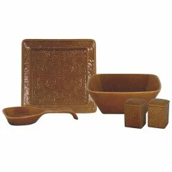 Cheap 👍 HiEnd Accents Savannah Completer Set, 5PC Mustard 🔔