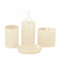 New ✨ HiEnd Accents Savannah Bathroom Lifestyle Set, 9PC - Multi ⭐ -HiEnd Accents shop HiEnd Accents Savannah Bathroom Lifestyle Set2C 9PC 4