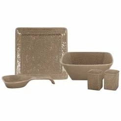 Cheap 👍 HiEnd Accents Savannah Completer Set, 5PC Mustard 🔔 -HiEnd Accents shop HiEnd Accents Savannah Completer Set2C 5PC 1