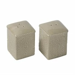 Cheapest ❤️ HiEnd Accents Savannah Savannah Salt & Pepper Shaker Set Taupe 🔥 -HiEnd Accents shop HiEnd Accents Savannah Savannah Salt 26 Pepper Shaker Set 3