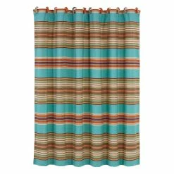 Outlet 👍 HiEnd Accents Serape HiEnd Accents Shower Curtain, 72x72 😉