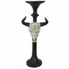 Discount 🎁 HiEnd Accents Skull Pattern Cut-out Taper Candle Holder 🔔 -HiEnd Accents shop HiEnd Accents Skull pattern cut out taper candle holder