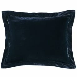 Coupon 🌟 HiEnd Accents Stella Faux Silk Velvet Flanged Dutch Euro Pillow, 27"x39" Slate ⭐ -HiEnd Accents shop HiEnd Accents Stella Faux Silk Velvet Flanged Dutch Euro Pillow2C 2722x3922 7