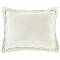 Coupon 🌟 HiEnd Accents Stella Faux Silk Velvet Flanged Dutch Euro Pillow, 27"x39" Slate ⭐ -HiEnd Accents shop HiEnd Accents Stella Faux Silk Velvet Flanged Dutch Euro Pillow2C 2722x3922 8