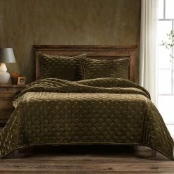 Promo ๐งจ HiEnd Accents Stella Faux Silk Velvet Quilt, 1PC Green Ochre ๐ 28 Promo ๐งจ HiEnd Accents Stella Faux Silk Velvet Quilt, 1PC Green Ochre ๐ -HiEnd Accents shop HiEnd Accents Stella Faux Silk Velvet Quilt2C 1PC 9