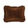 Flash Sale 🤩 HiEnd Accents Stella Faux Silk Velvet Ruffled Oblong Pillow, 16"x21" Green Ochre ✔️ -HiEnd Accents shop HiEnd Accents Stella Faux Silk Velvet Ruffled Oblong Pillow2C 1622x2122 1