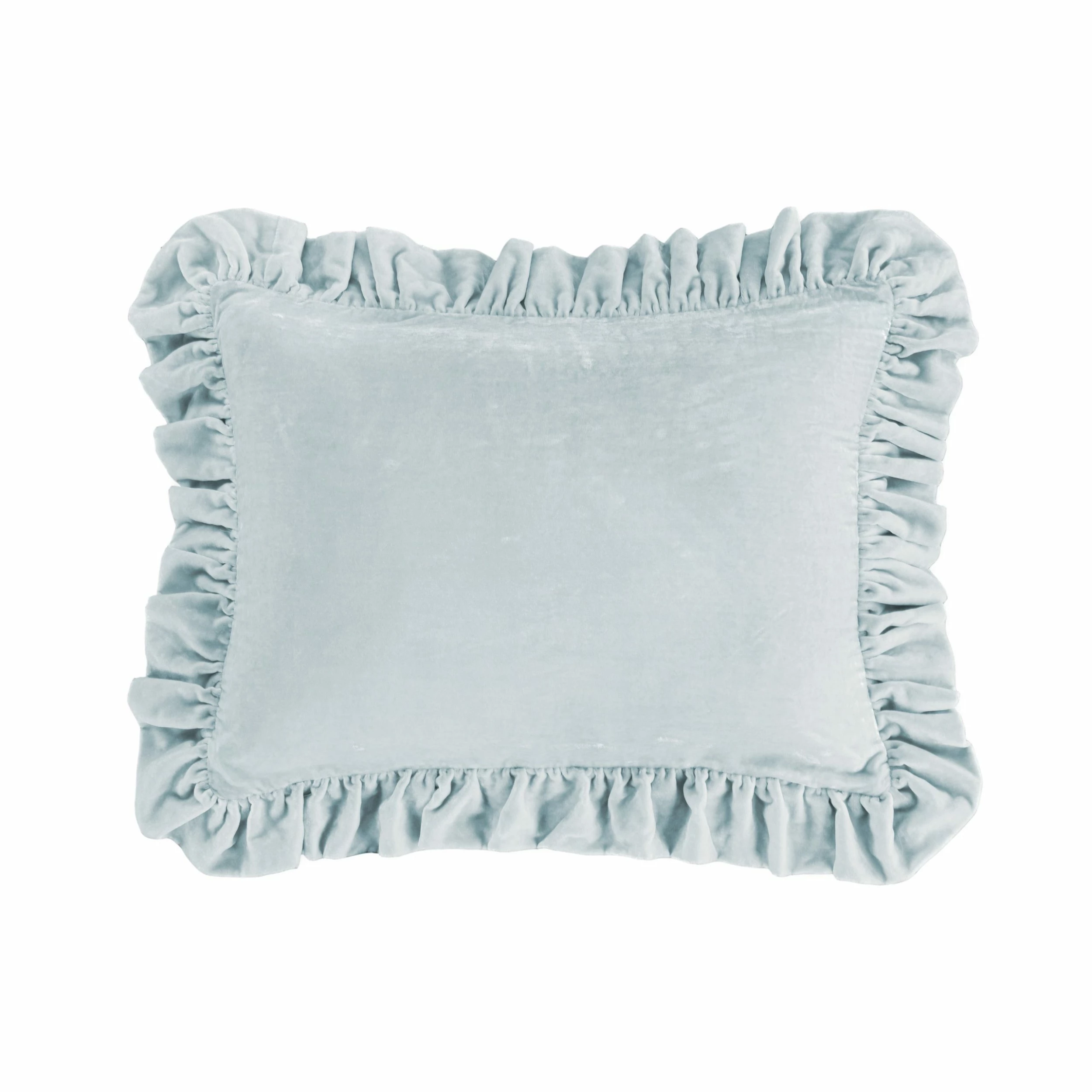 Flash Sale π€© HiEnd Accents Stella Faux Silk Velvet Ruffled Oblong Pillow, 16"x21" Green Ochre βοΈ 10 Flash Sale π€© HiEnd Accents Stella Faux Silk Velvet Ruffled Oblong Pillow, 16"x21" Green Ochre βοΈ - Image 8