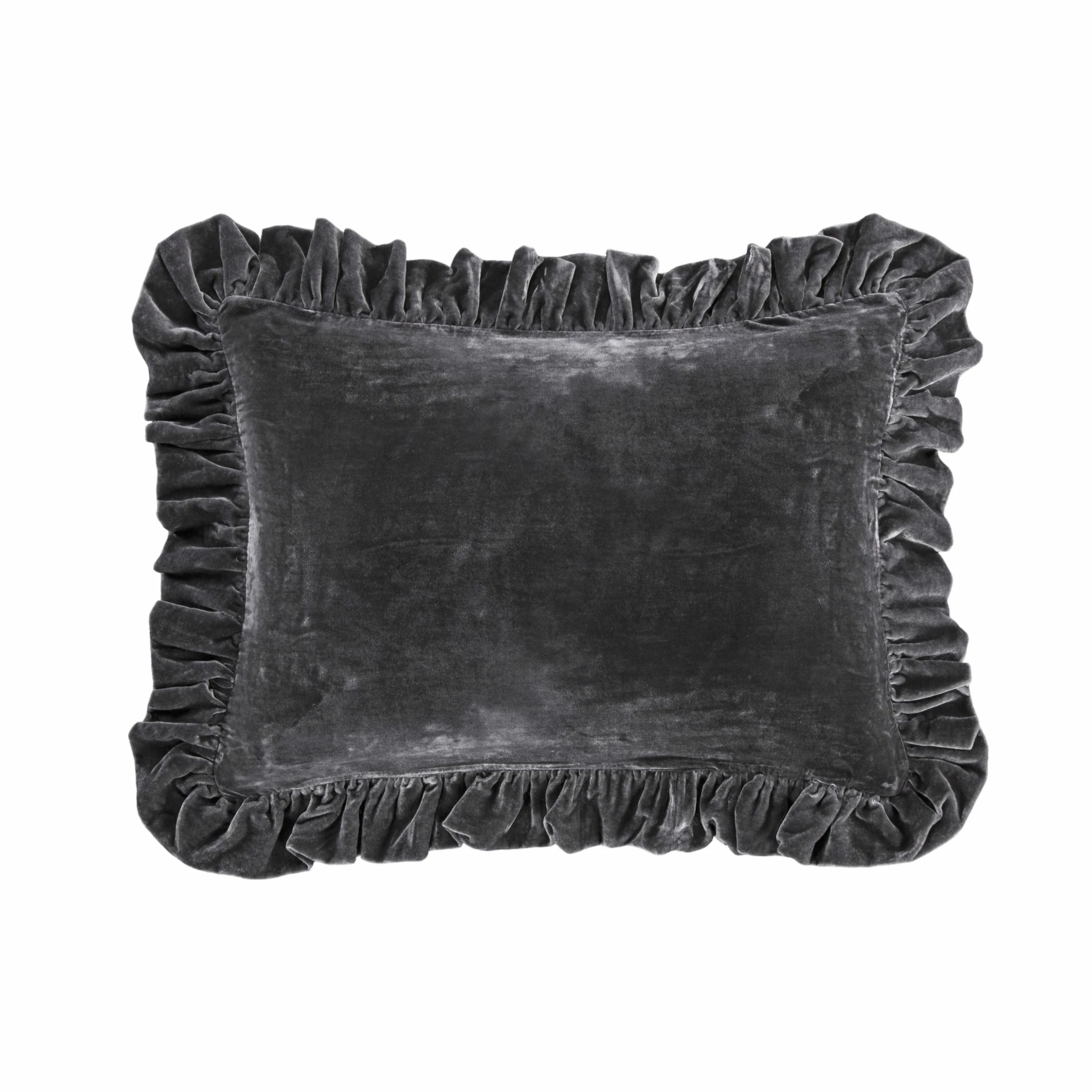 Flash Sale π€© HiEnd Accents Stella Faux Silk Velvet Ruffled Oblong Pillow, 16"x21" Green Ochre βοΈ 11 Flash Sale π€© HiEnd Accents Stella Faux Silk Velvet Ruffled Oblong Pillow, 16"x21" Green Ochre βοΈ - Image 9