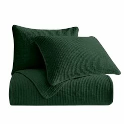 Best reviews of 🌟 HiEnd Accents Stonewashed Cotton Velvet Quilt Set, 3PC Emerald 🔔 -HiEnd Accents shop HiEnd Accents Stonewashed Cotton Velvet Quilt Set2C 3PC 12