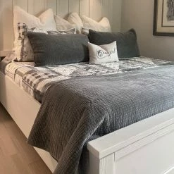 Best reviews of 🌟 HiEnd Accents Stonewashed Cotton Velvet Quilt Set, 3PC Emerald 🔔 -HiEnd Accents shop HiEnd Accents Stonewashed Cotton Velvet Quilt Set2C 3PC 6