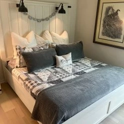 Discount 💯 HiEnd Accents Stonewashed Cotton Velvet Quilt, 1PC Gray 😀 -HiEnd Accents shop HiEnd Accents Stonewashed Cotton Velvet Quilt2C 1PC 14