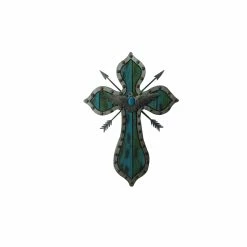 Flash Sale 🤩 HiEnd Accents Thunderbird Arrow Turquoise Cross , 22x16 ✔️