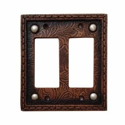 Cheapest 😉 HiEnd Accents Tooled Resin Switchplate W/Stud 😍