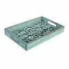 Deals 😉 HiEnd Accents Turquoise Wooden Tray ⭐