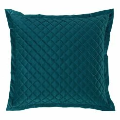 Discount 🛒 HiEnd Accents Velvet Diamond Quilted Euro Sham, 27"x27" Gold 😉 -HiEnd Accents shop HiEnd Accents Velvet Diamond Quilted Euro Sham2C 2722x2722 7