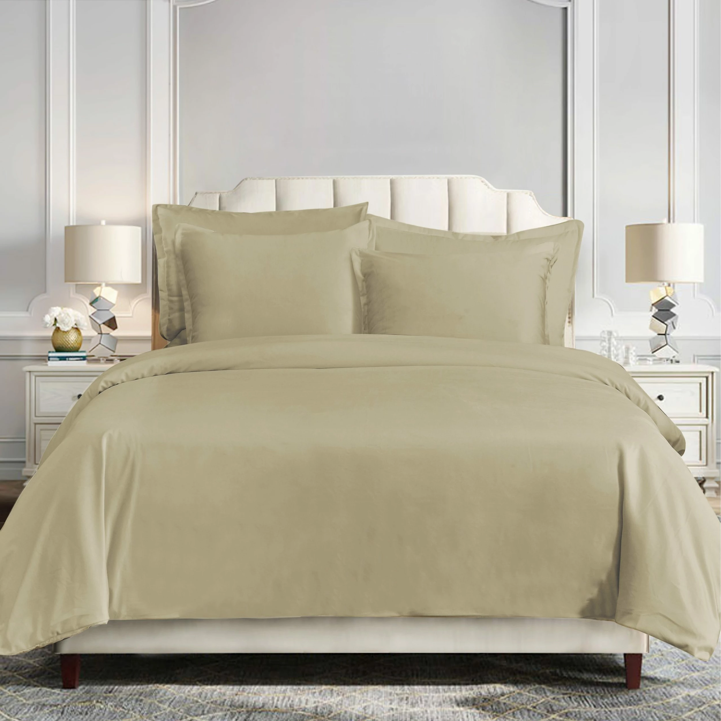 Flash Sale ๐ HiEnd Accents Velvet Flanged Euro Sham, 27"x27" Oatmeal ๐ 4 Flash Sale ๐ HiEnd Accents Velvet Flanged Euro Sham, 27"x27" Oatmeal ๐ - Image 2