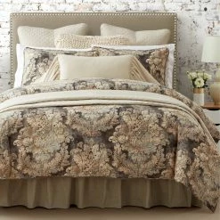 Buy 😀 HiEnd Accents Victoria Washed Linen Comforter Set, 3PC 🤩