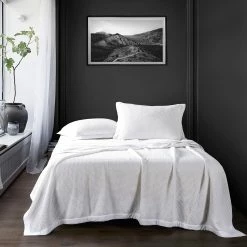 Outlet 🌟 HiEnd Accents Waffle Weave Cotton Coverlet, 1PC Blush 👏 -HiEnd Accents shop HiEnd Accents Waffle Weave Cotton Coverlet2C 1PC 2