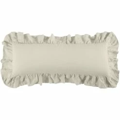 Outlet 🔥 HiEnd Accents Luna Washed Linen Ruffled Lumbar Pillow, 14"x36" Gray 💯 14 Outlet 🔥 HiEnd Accents Luna Washed Linen Ruffled Lumbar Pillow, 14"x36" Gray 💯 -HiEnd Accents shop HiEnd Accents Washed Linen Ruffled Lumbar Pillow2C 1422x3622 1