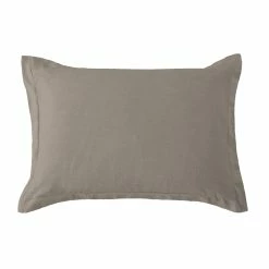 Cheapest 😀 HiEnd Accents Washed Linen Tailored Pillow Sham White 🔥