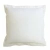 New 😀 HiEnd Accents White Linen Euro Sham ⭐