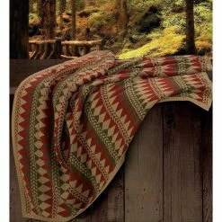 Hot Sale ⭐ HiEnd Accents Wilderness Ridge Knitted Throw 🔔