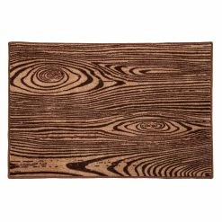 Budget 🎉 HiEnd Accents Woodgrain Rug, 24x36 🥰