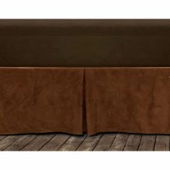 Best Sale ✨ Hiend Accents Copper Microfiber Suede Bedskirt ✨