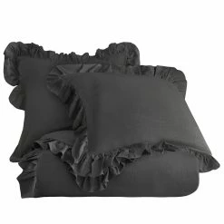 Outlet ✔️ HiEnd Accents Lily Washed Linen Comforter Set, 3PC Light Tan ⌛ -HiEnd Accents shop Lily Washed Linen Comforter Set 2