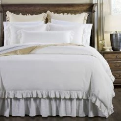 Outlet ✔️ HiEnd Accents Lily Washed Linen Comforter Set, 3PC Light Tan ⌛ -HiEnd Accents shop Lily Washed Linen Comforter Set 7