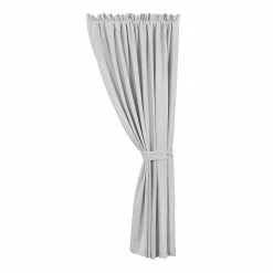 Brand new 🌟 HiEnd Accents Luna Washed Linen Lined Curtain, 48"x108", 1PC - 48"x108" White 🔥 -HiEnd Accents shop Lined Linen Curtain2C 4822 x 108222C 1PC 2