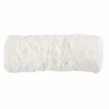Cheap 🛒 HiEnd Accents Mongolian Faux Fur Lumbar Pillow, 14"x36" Blush 😍