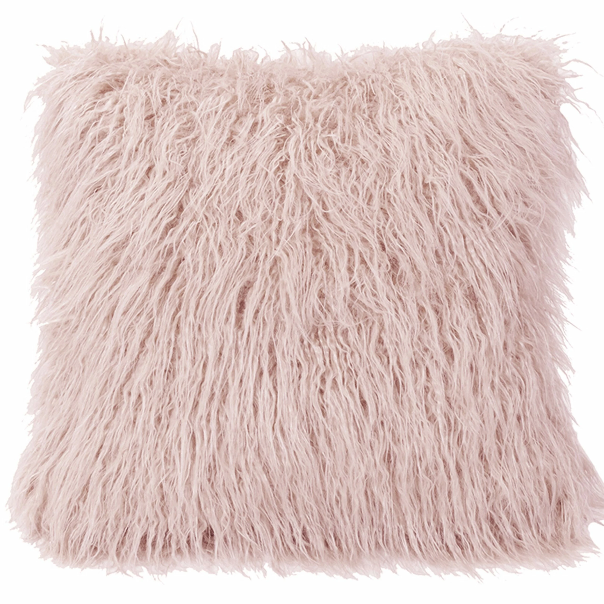 Deals ๐ HiEnd Accents Mongolian Faux Fur Euro Sham, 27"x27" Blush โ 3 Deals ๐ HiEnd Accents Mongolian Faux Fur Euro Sham, 27"x27" Blush โ