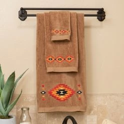 Discount 👍 Paseo Road By HiEnd Accents Del Sol Embroidered Towel Set, 3PC Cream 😍 -HiEnd Accents shop Paseo Road by HiEnd Accents Del Sol Embroidered Towel Set2C 3PC 1