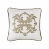 Discount 🥰 HiEnd Accents Square Linen Pillow With Velvet Embroidery, 18x18 Oatmeal 🛒 -HiEnd Accents shop Square Linen Pillow with Velvet Embroidery2C 18x18 Oatmeal