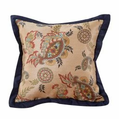 Best Pirce ⌛ HiEnd Accents Tammy Square Pillow, 18x18 🌟